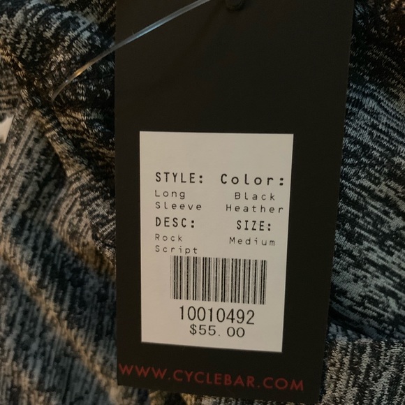 NEw CycleBar x Holloway Men Long Sleeve Top Sz M - Picture 5 of 5